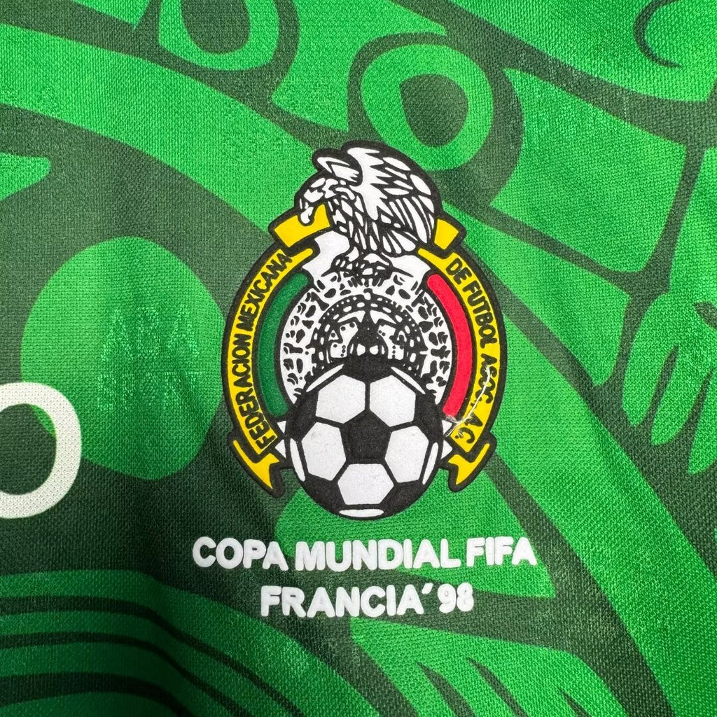 Jersey Selección Mexicana Mundial  Francia 1998 - Jersey Retro