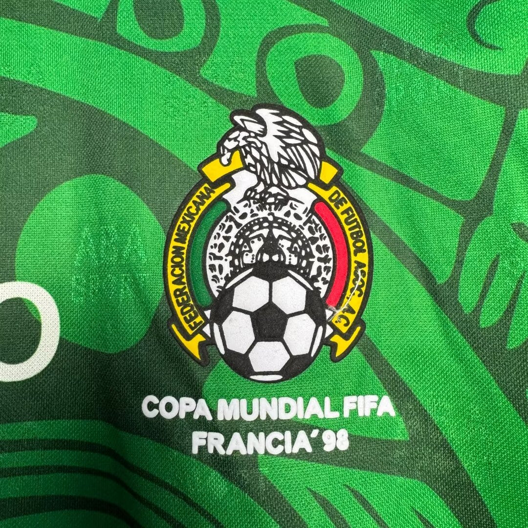 Jersey Selección Mexicana Mundial  Francia 1998 - Jersey Retro